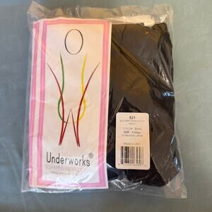 Underworks Style 521 Vulvar Varicosity Brief in Black XL Pelvic Prolapse Panties